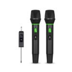 YH-KD02 Micrófono inalámbrico 2 canales Sistema de receptor de montaje en rack