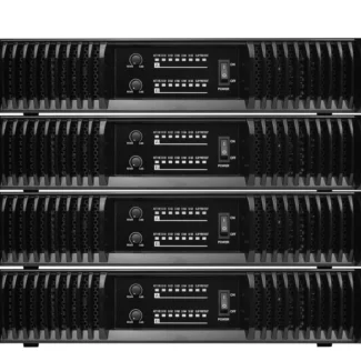 Professional RF Series Power Amplifier front panel display