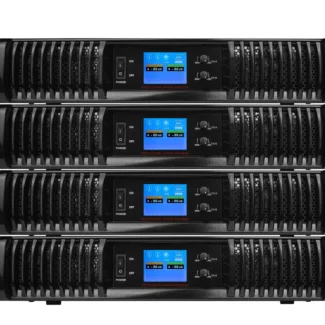 Professional RF Series Power Amplifier front panel display