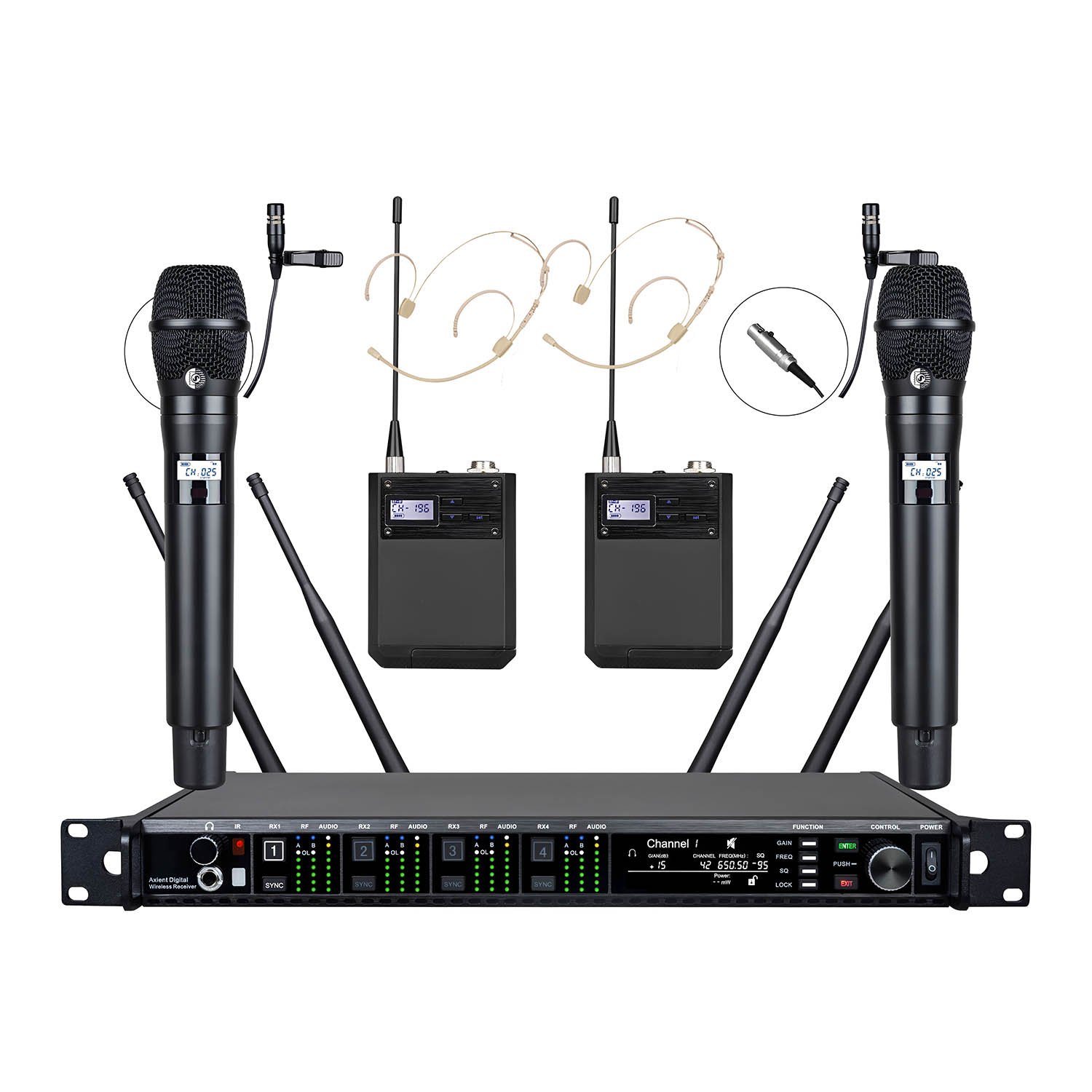 AD4Q 2 Channel Wireless Microphone