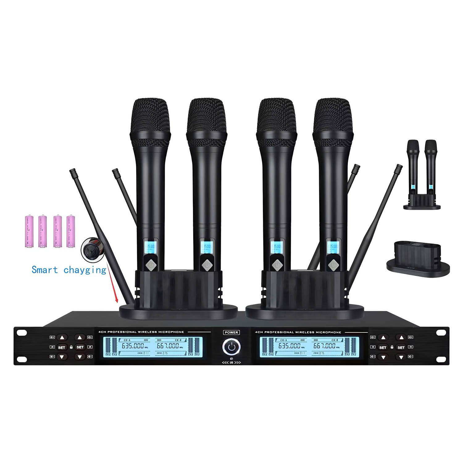 BK 440 4 Channel Wireless Microphone