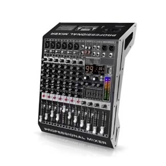 D8 8 Channel Professional Mixer