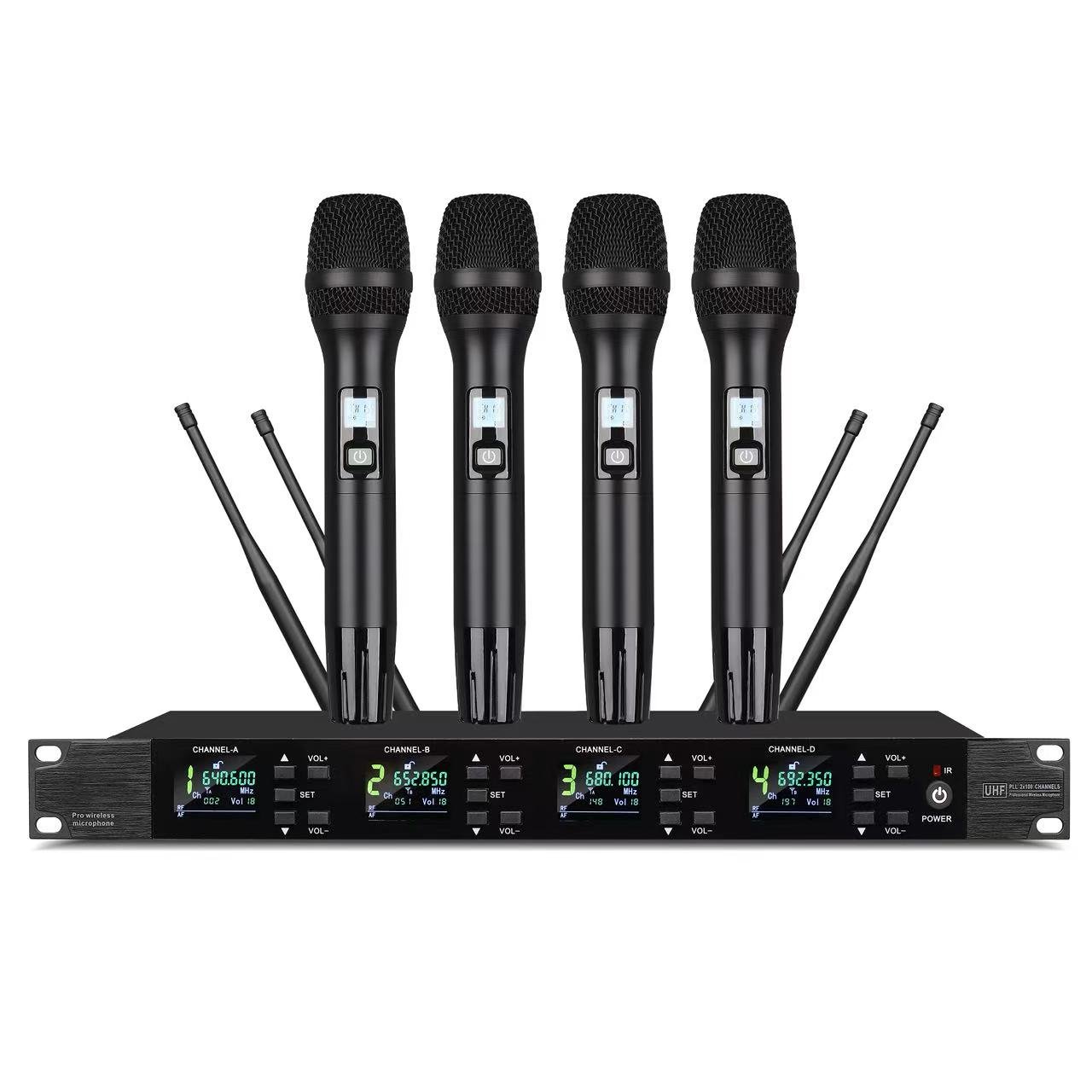 DF204 4 Channel Wireless Microphone
