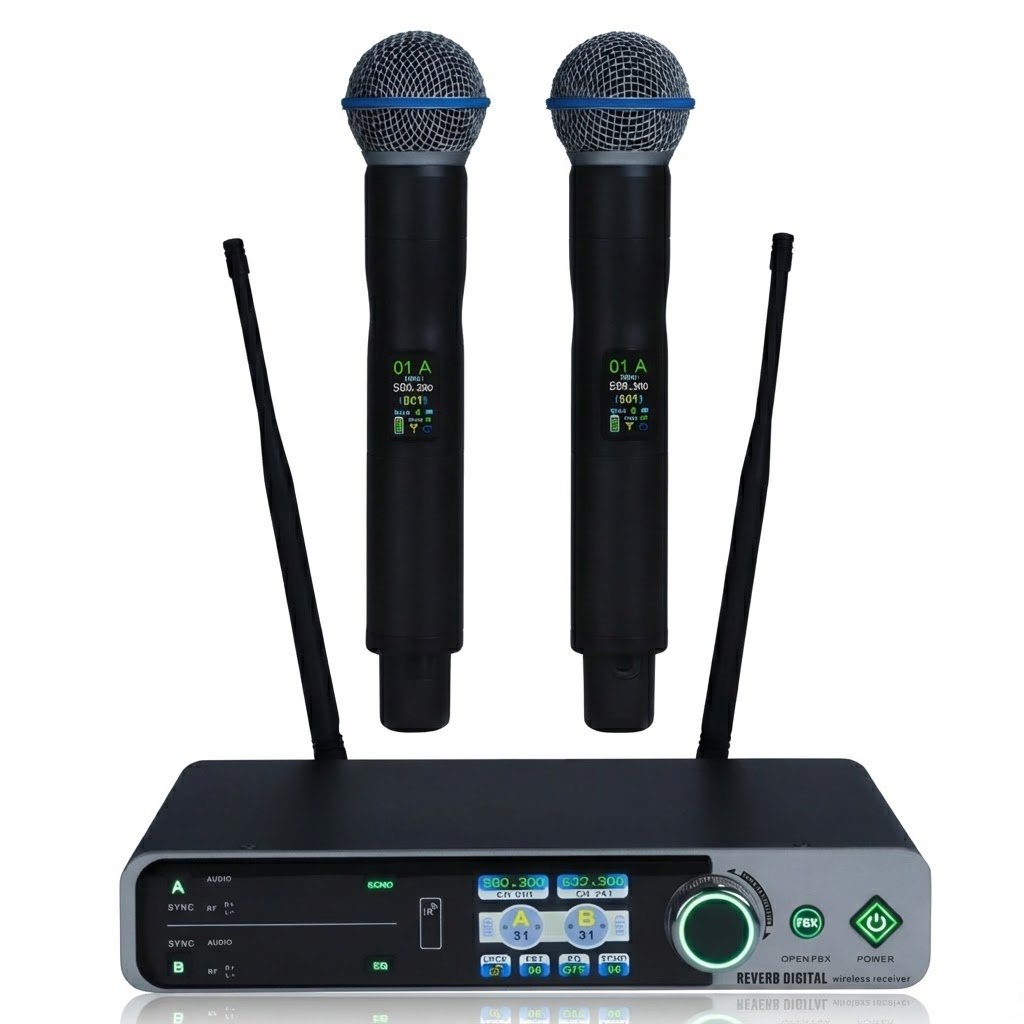 DL 300EQ 2 Channel Wireless Microphone