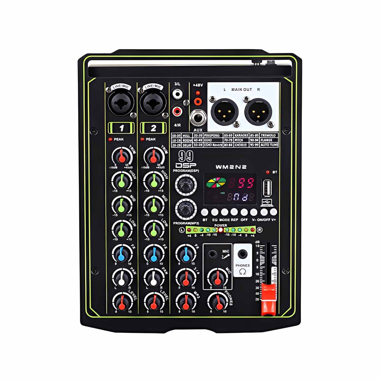 EC 04 4 Channel Professional Mixer
