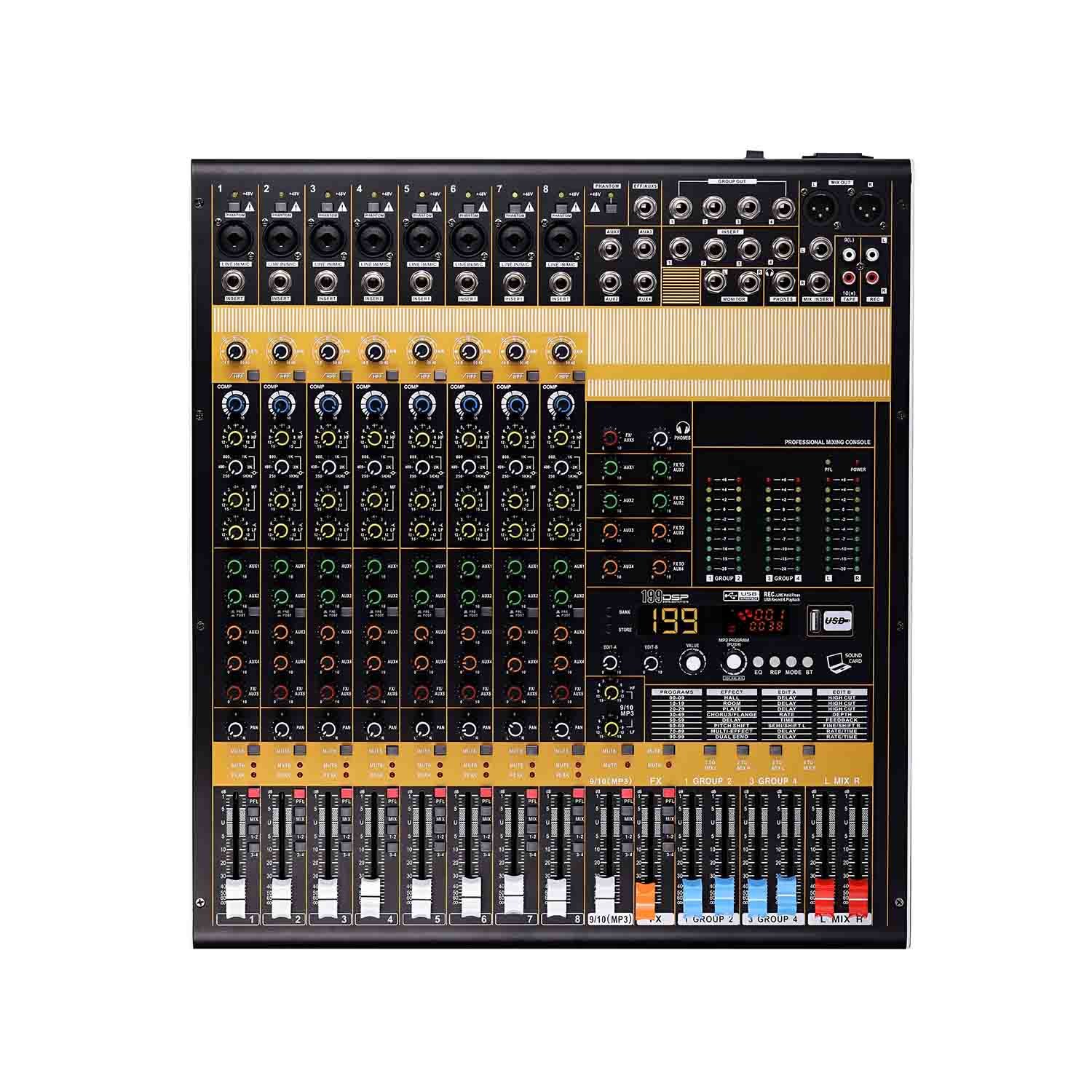 GT 1604FX 16 Channel Professional Mixer