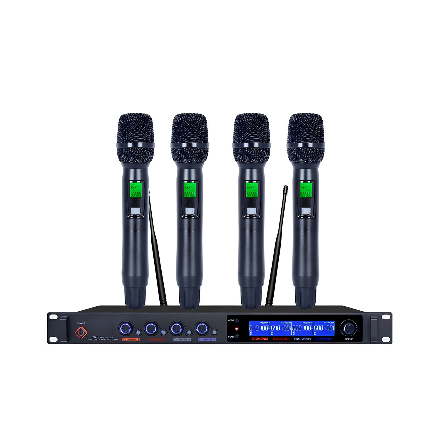 K 8740 4 Channel Wireless Microphone