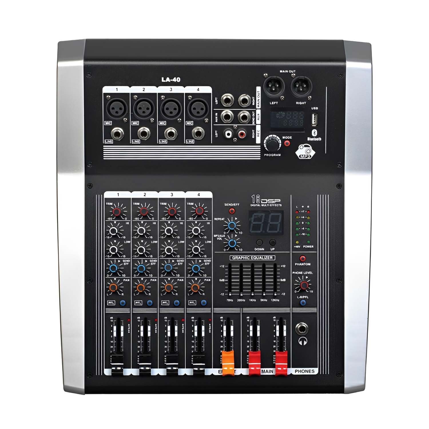 LA 80 Powered Mixer – YH Audio