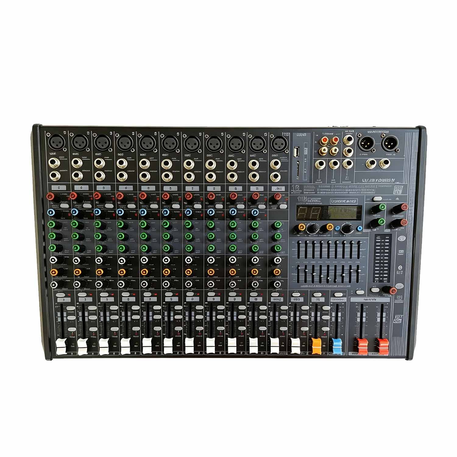 LV M1208FX 12 Channel Professional Mixer