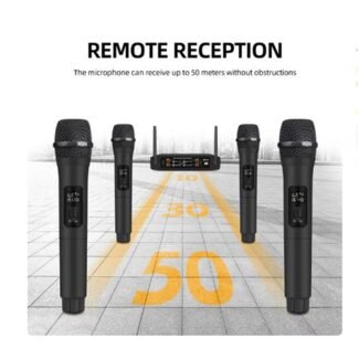 Q MIC825 4 Channel Wireless Microphone