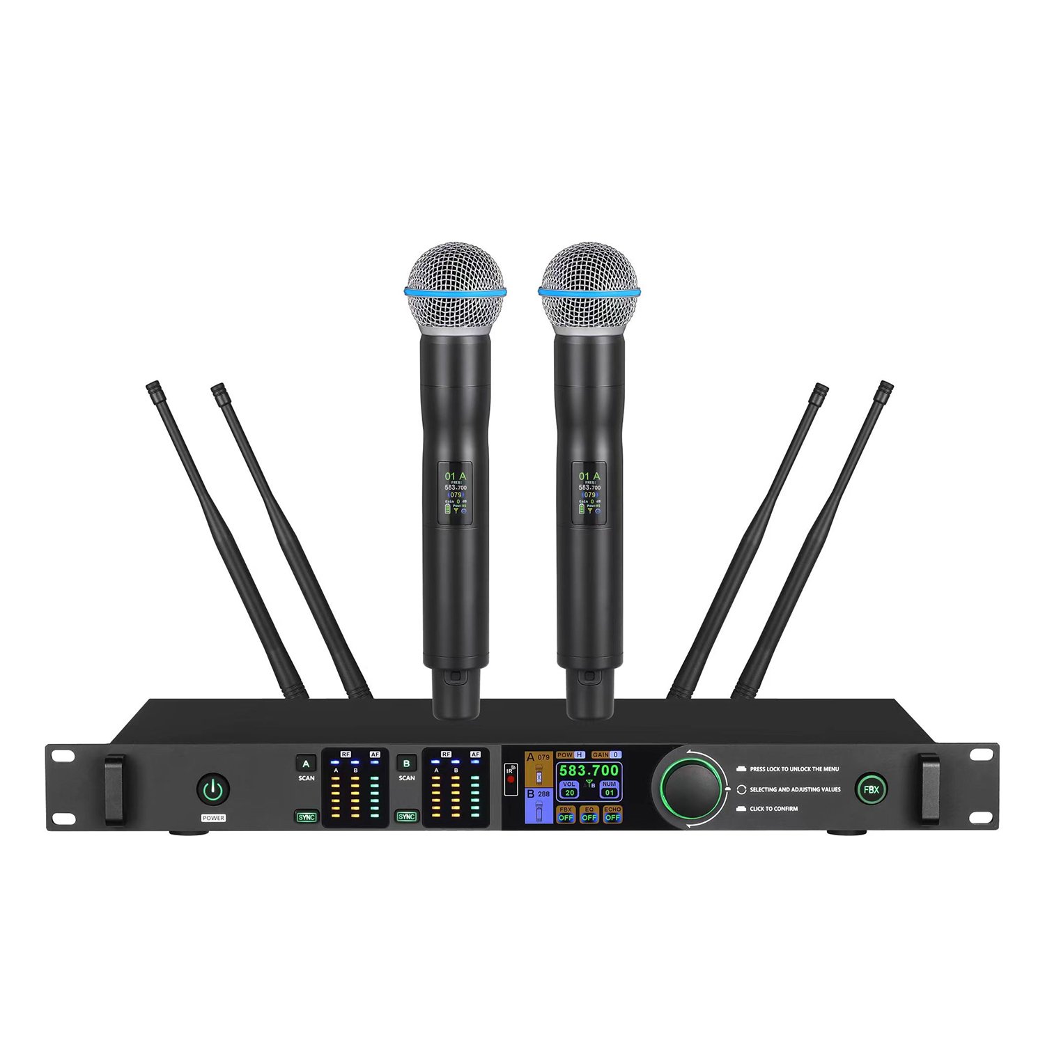 TD 333 2 Channel Wireless Microphone